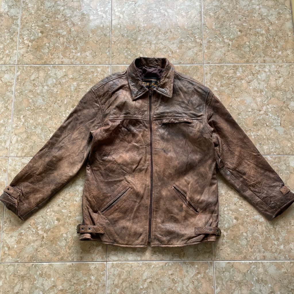 vintage jaket kulit