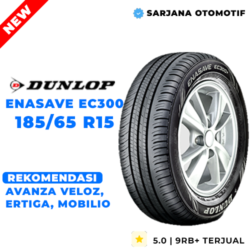 Ban Mobil Dunlop Enasave EC300+ 185/65 R15 Produksi Terbaru