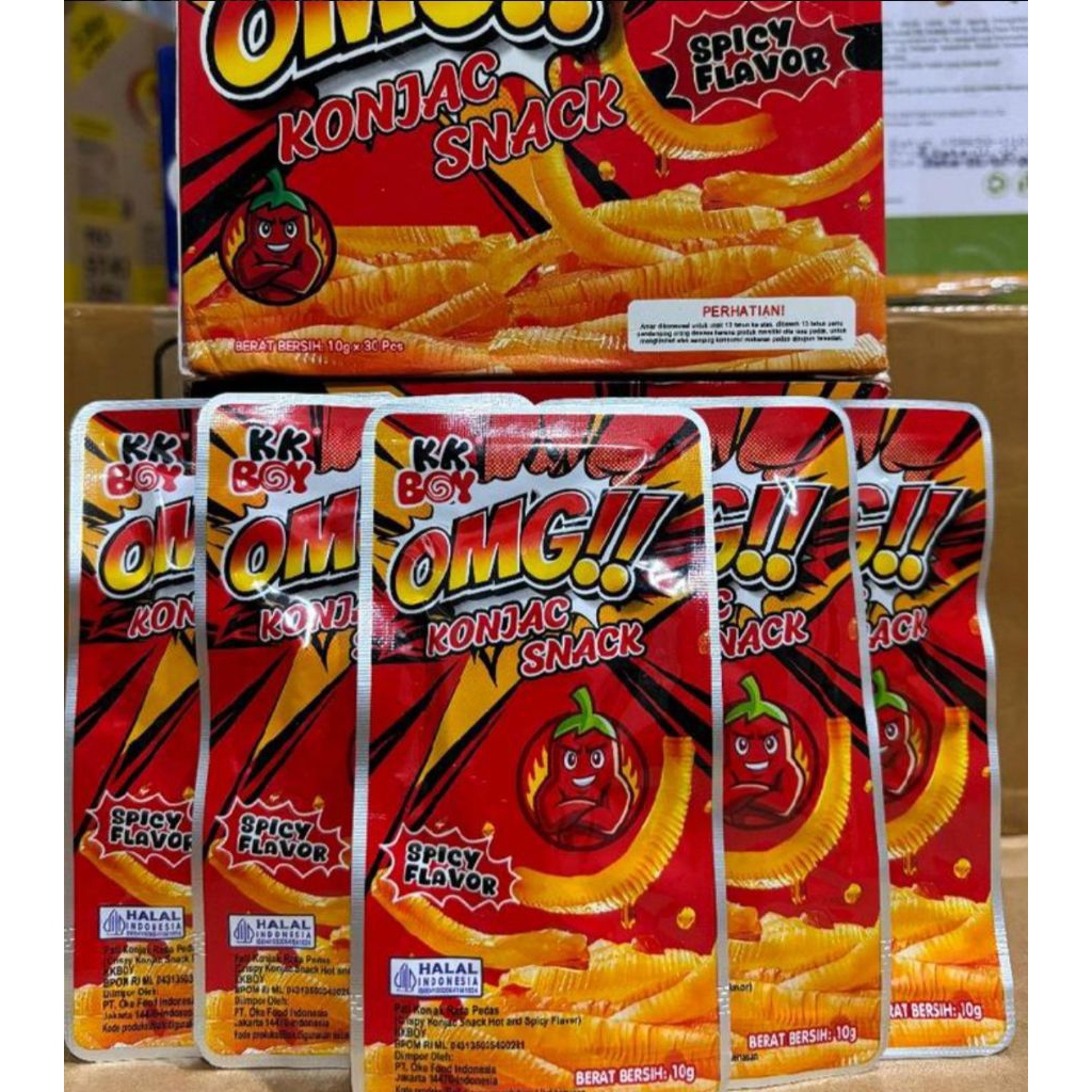 OMG Konjac Snack Spicy Flavor LATIAU