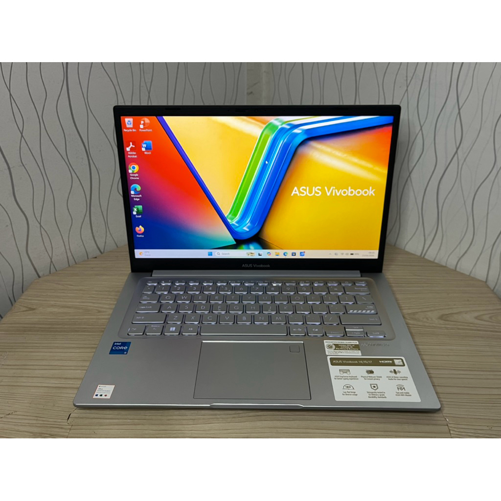 Asus vivobook 14 A1404ZA intel Core i5-1235U ram 8 Gb SSD 512 gB mulus normal garansi On