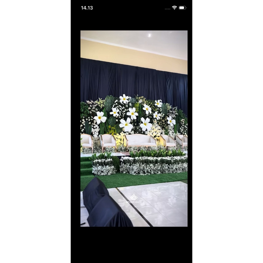 kelopak bunga dekorasi