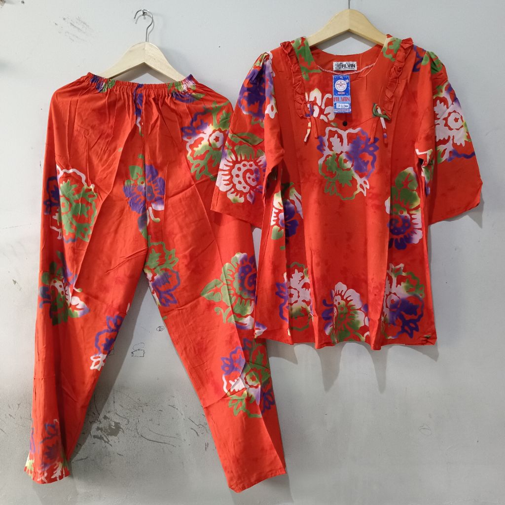 SETELAN CP BATIK ALVIN STANDAR / DEWASA / ONE SET DEWASA BATIK ALVIN CITAK  / SETCEL SPK DEWASA BD b