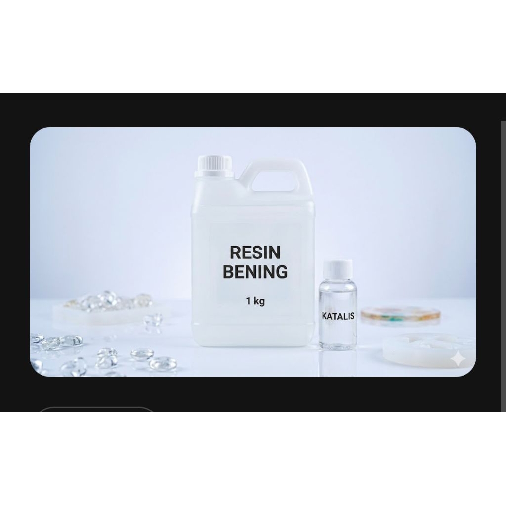 Resin Bening 1 kg / Resin Bening + Katalis