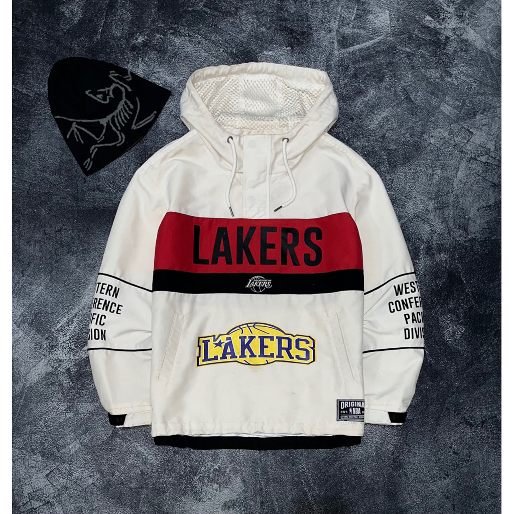 Windbreaker NBA lakers | jacket NBA halfzip