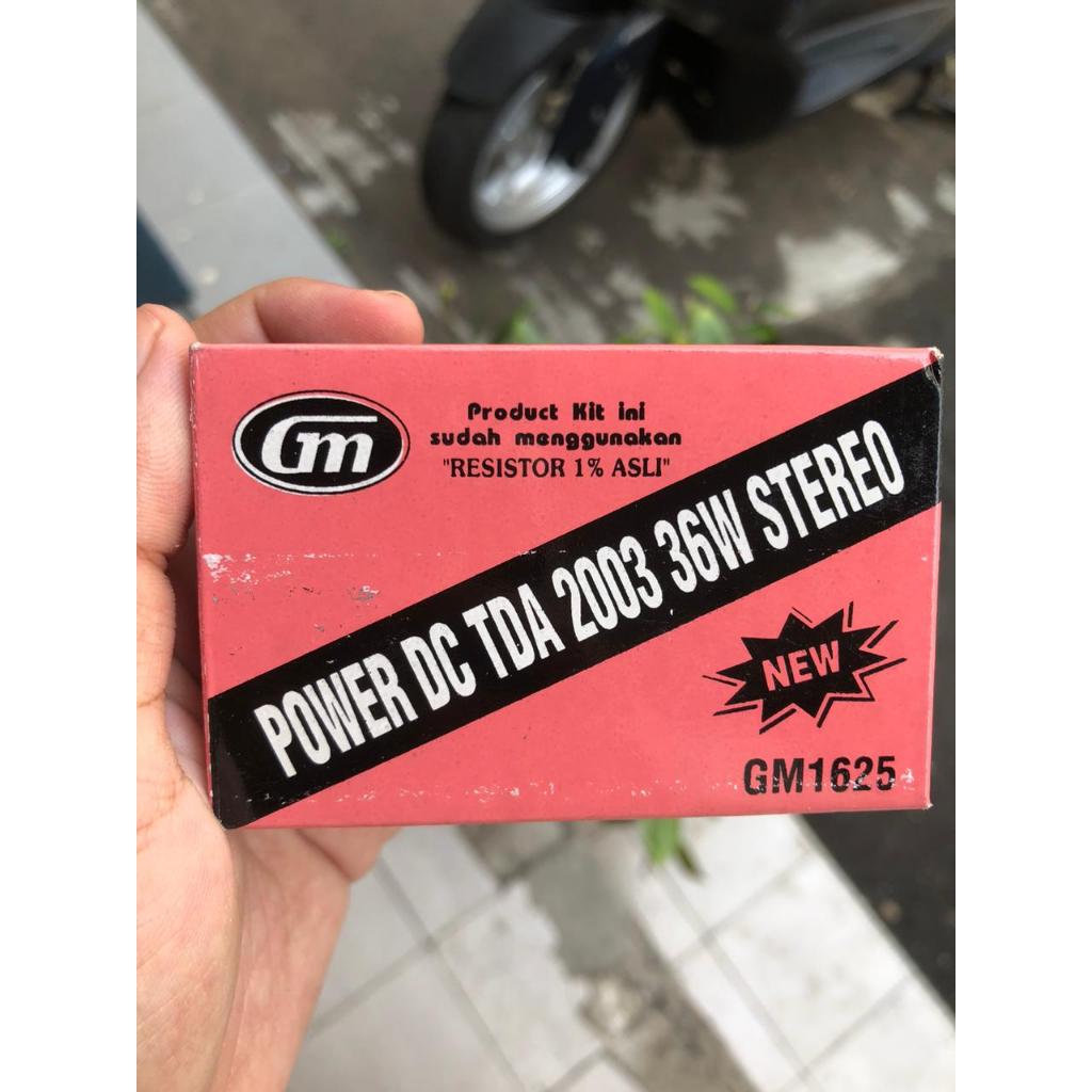 Kit power amplifier DC 12V TDA 2003 stereo GM 1625