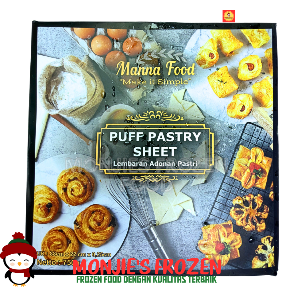 Manna Food Puff Pastry 750gr