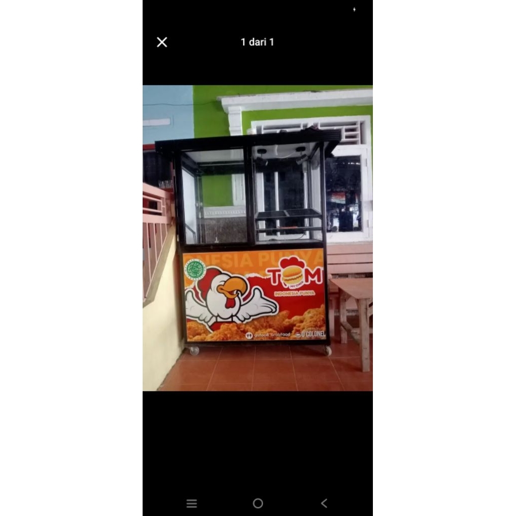 produksi booth kontainer dan grobak