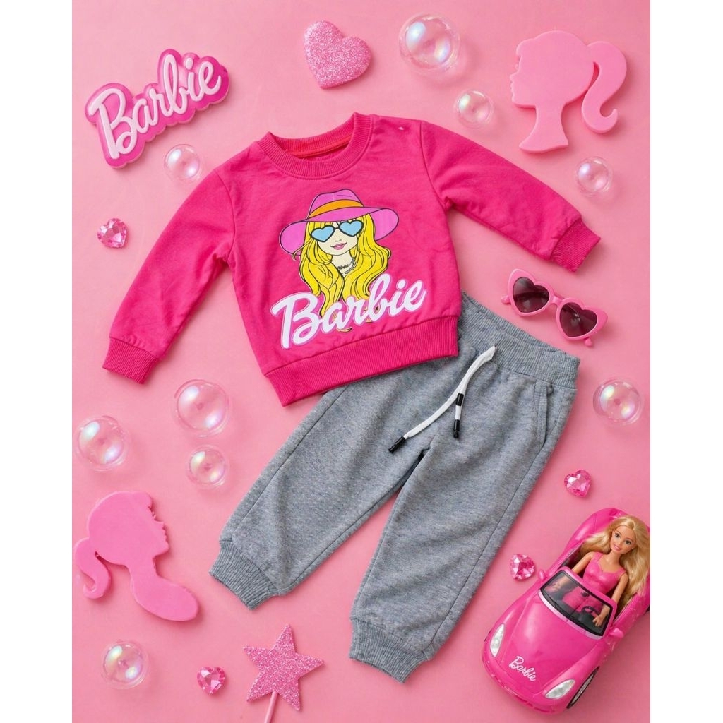 setelan barbie bayi