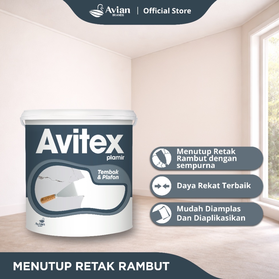 Avitex Plamir Tembok - 5kg