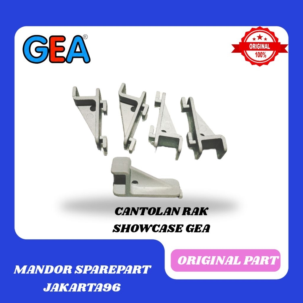 Cantolan / Penyangga Rak Showcase GEA Original New Harga 1pcs