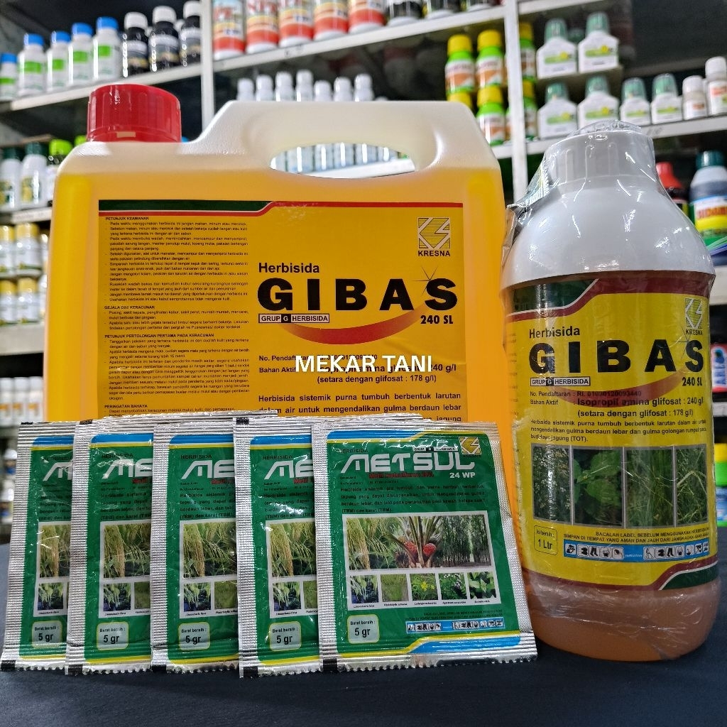 Gibas 240SL - Herbisida Sistemik Racun Rumput Liar