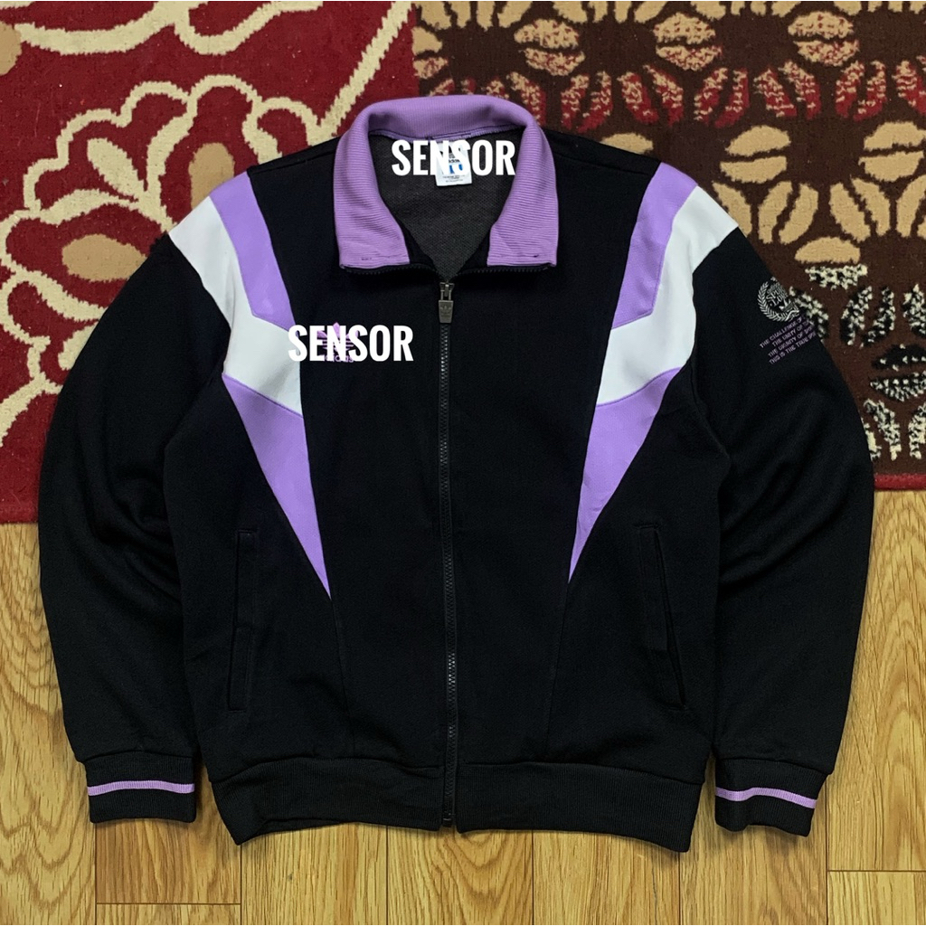 VINTAGE 90's ADINDA EUROPA COLOURBLOCK TRACKTOP JACKET SIZE L | VTG ADINDA JACKET | TRACKTOP ADINDA 