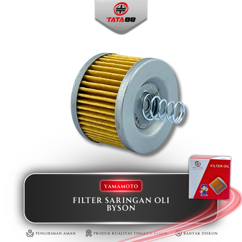 FILTER OLI BYSON YAMAMOTO - SARINGAN OLI FILTER OLI YAMAHA BYSON KARBU FI BYSON EDGE YS125 150 2018 