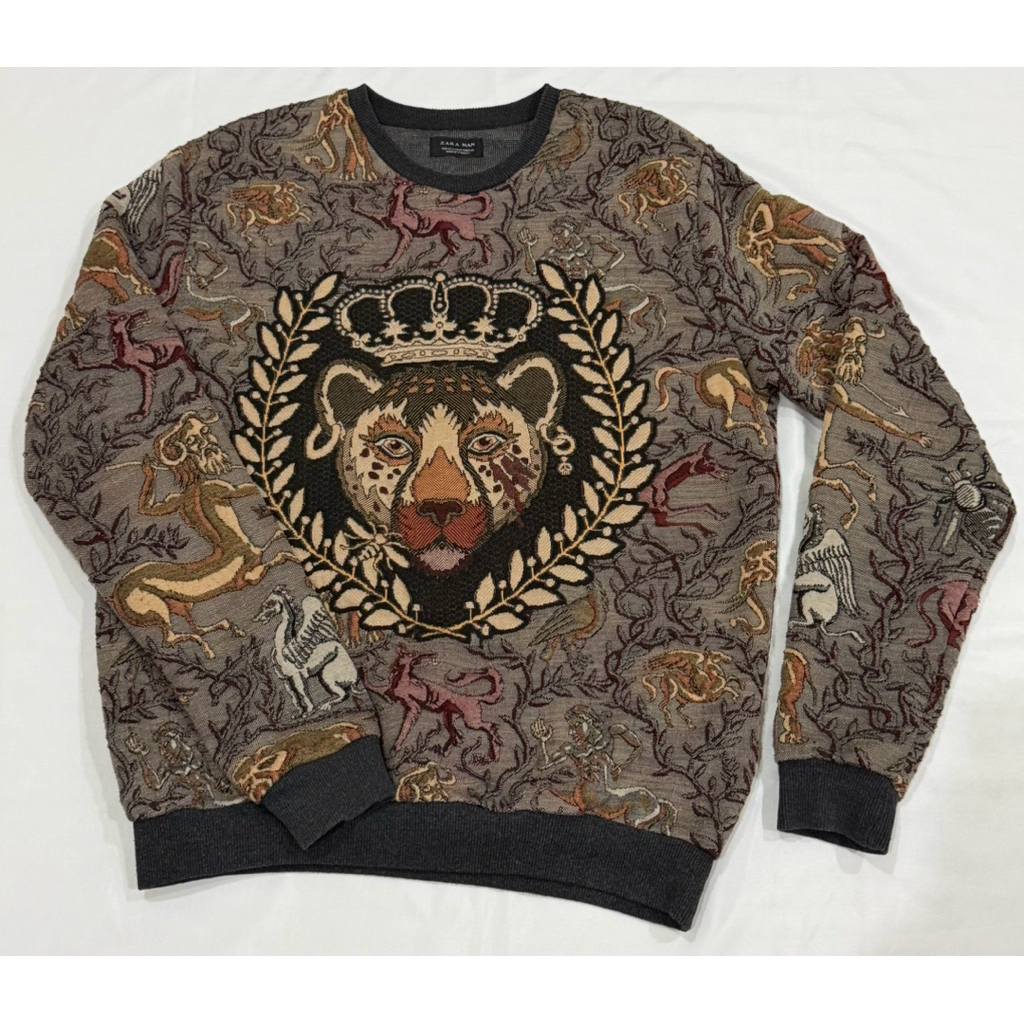 Sweater Zara Man Tiger