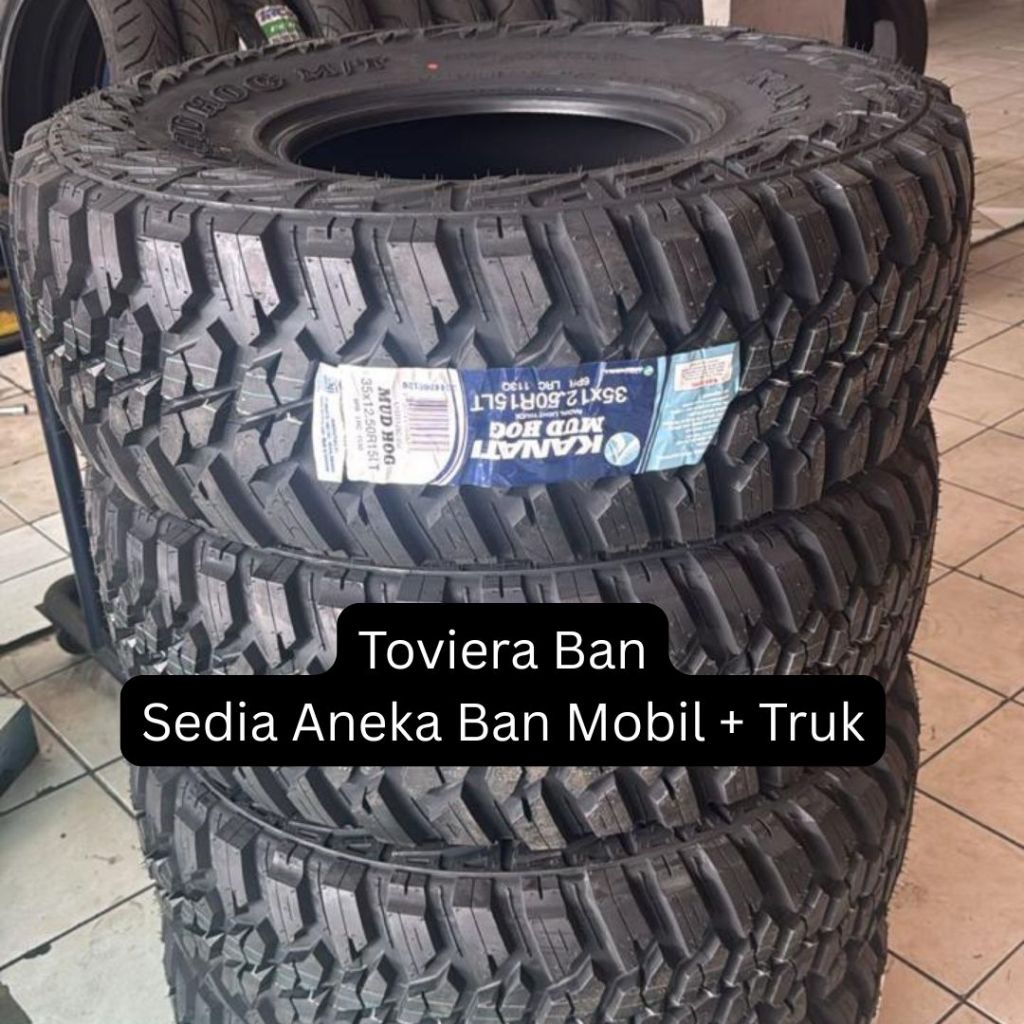 Ban Mobil 35 X 12,5 R15 Kanati Mud Hog 35 12.50 1250 15 MT M/T Offroad MH