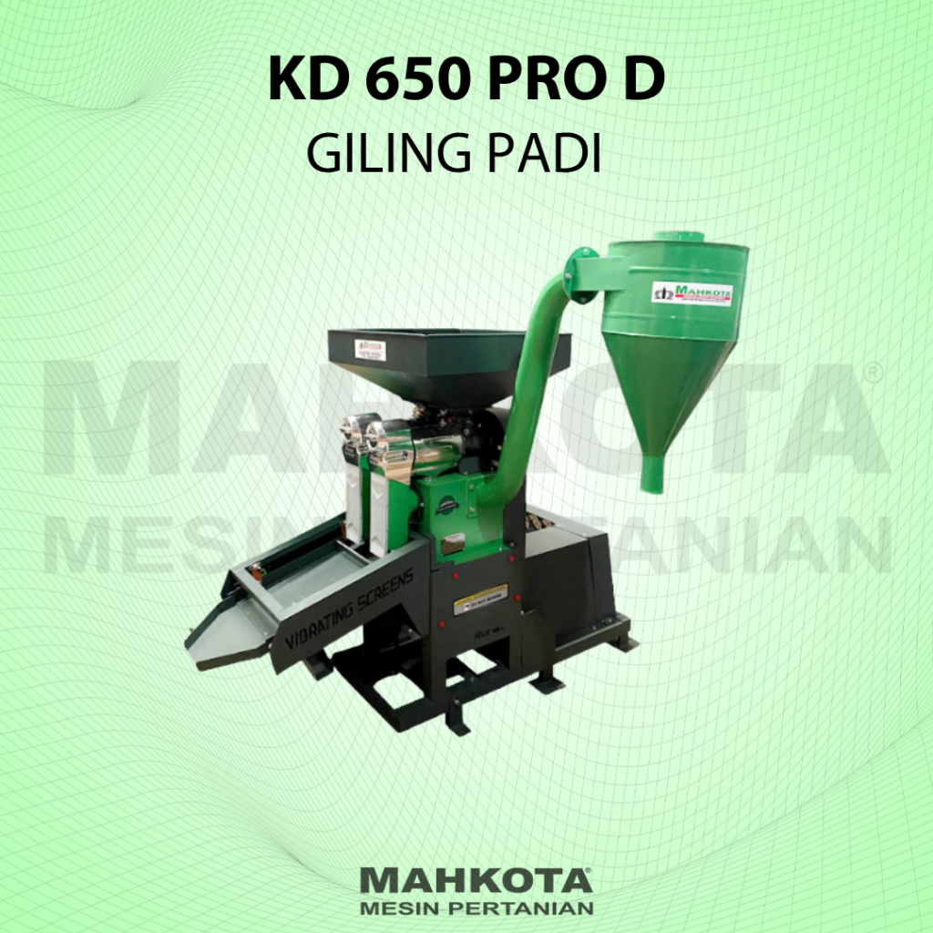 MAHKOTA MESIN GILING PADI / RICE MILL KD-650 PRO D KAPASITAS BESAR ORIGINAL BERGARANSI
