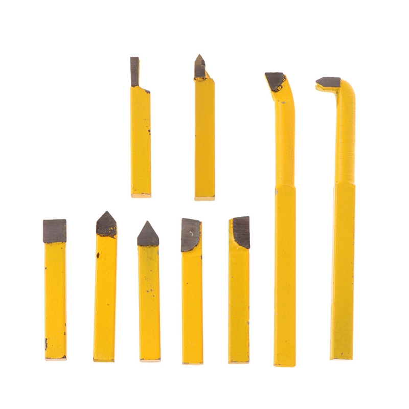 1set Pisau Bubut Set Tipped Lathe Cutter Pahat Bubut Baja Keras Pahat Bubut Carbide | Original Premi