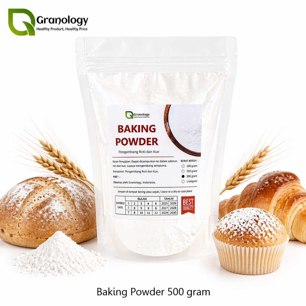 Pengembang Roti dan Kue / Baking Powder (500 gram)