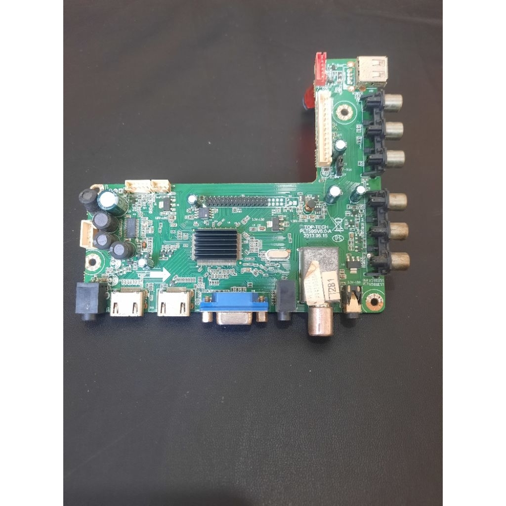 MB TV LED POLYTRON PLD32T700 MAINBOARD MESIN TV LED POLYTRON