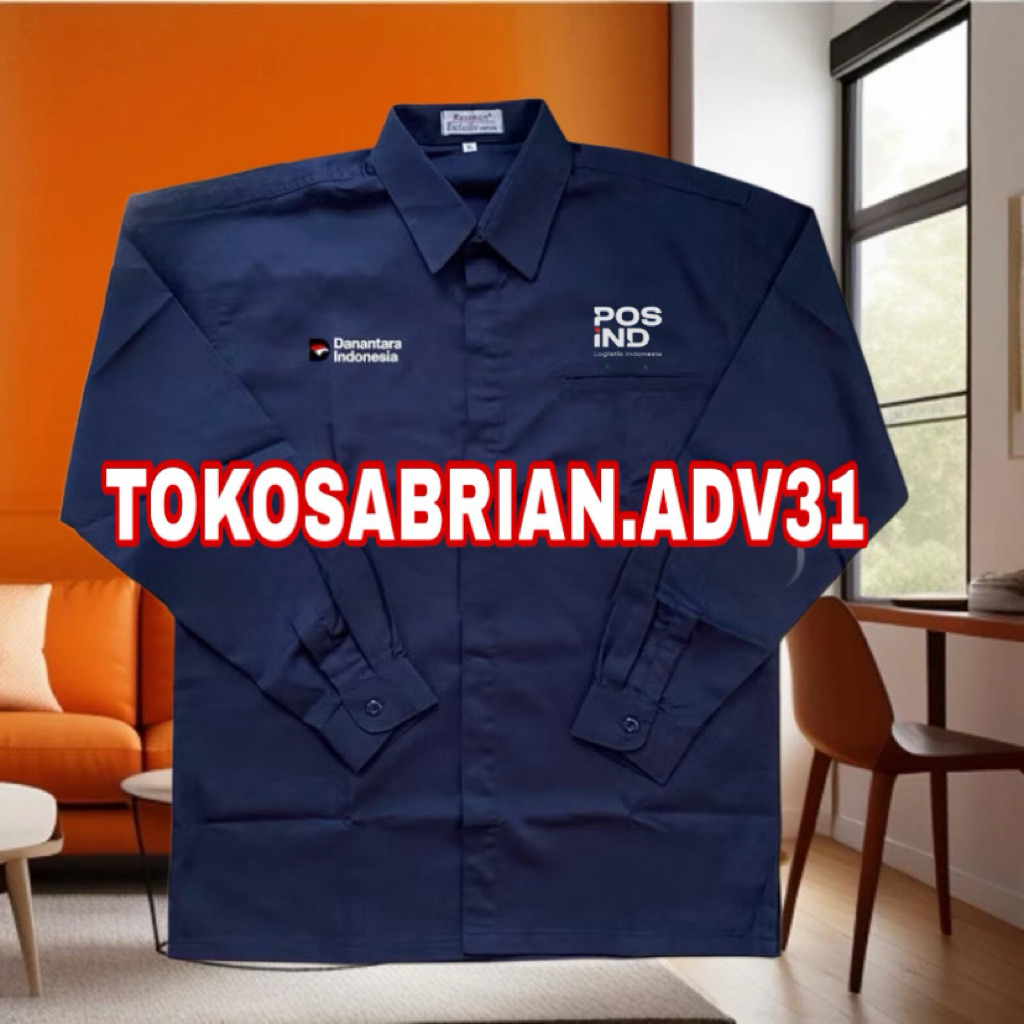 Kemeja Pos Denantara baju Pos indonesia Seragam Pos indonesia