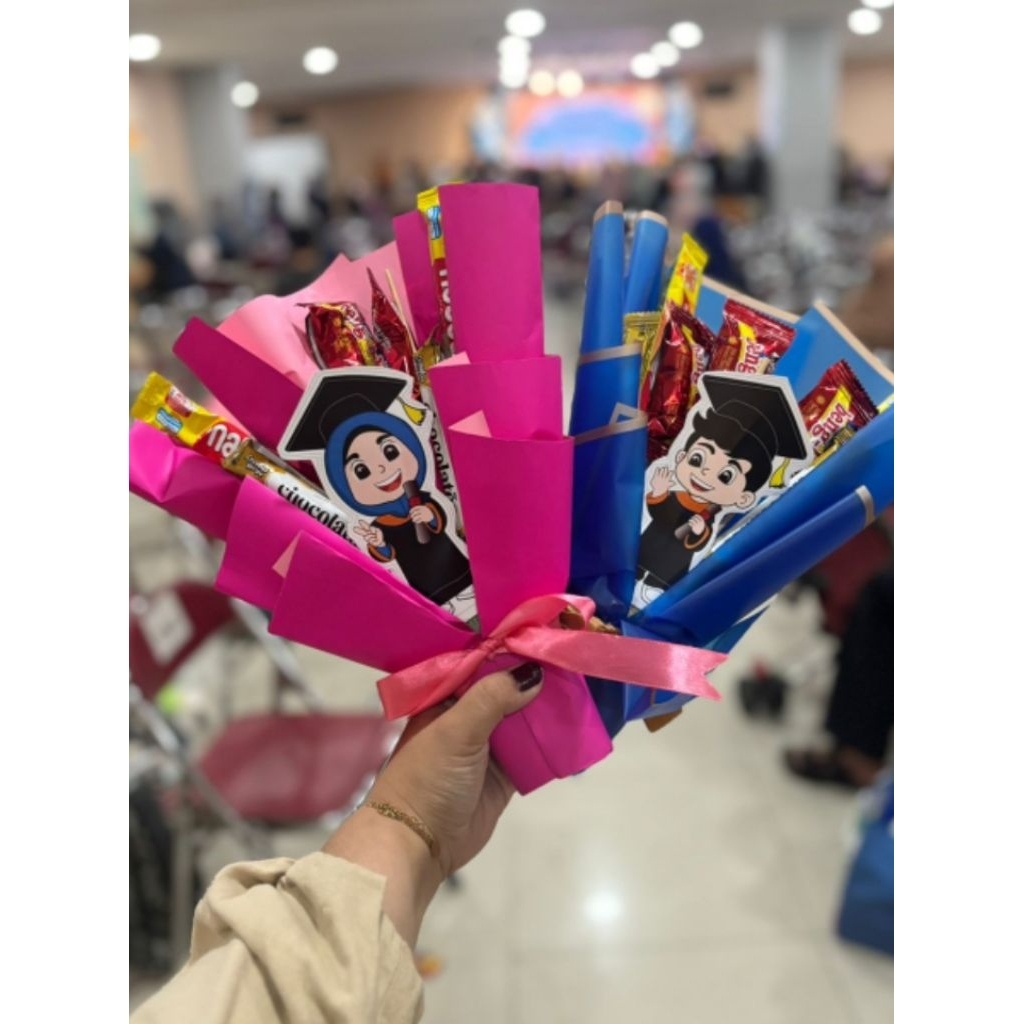 buket wisuda anak /buket anak TK /buket Snack ultah