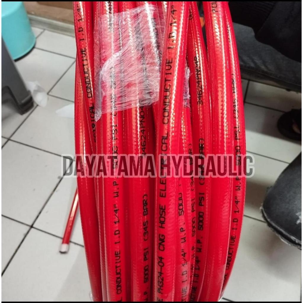 CNG HOSE HIGH PRESSURE 5000PSI MERK POLYHOSE / SELANG GAS 5000PSI