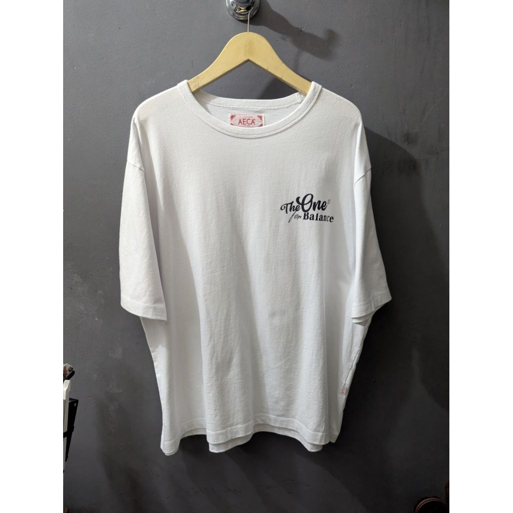 kaos AECA WHITE original size XXL