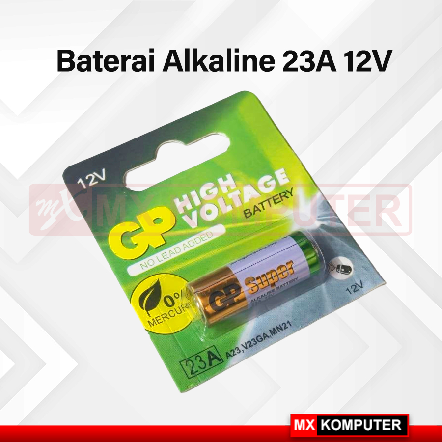 Baterai Alkaline 23A 12V Battery ALKALINE 23A 12V Batu Batre Mini Alarm A23
