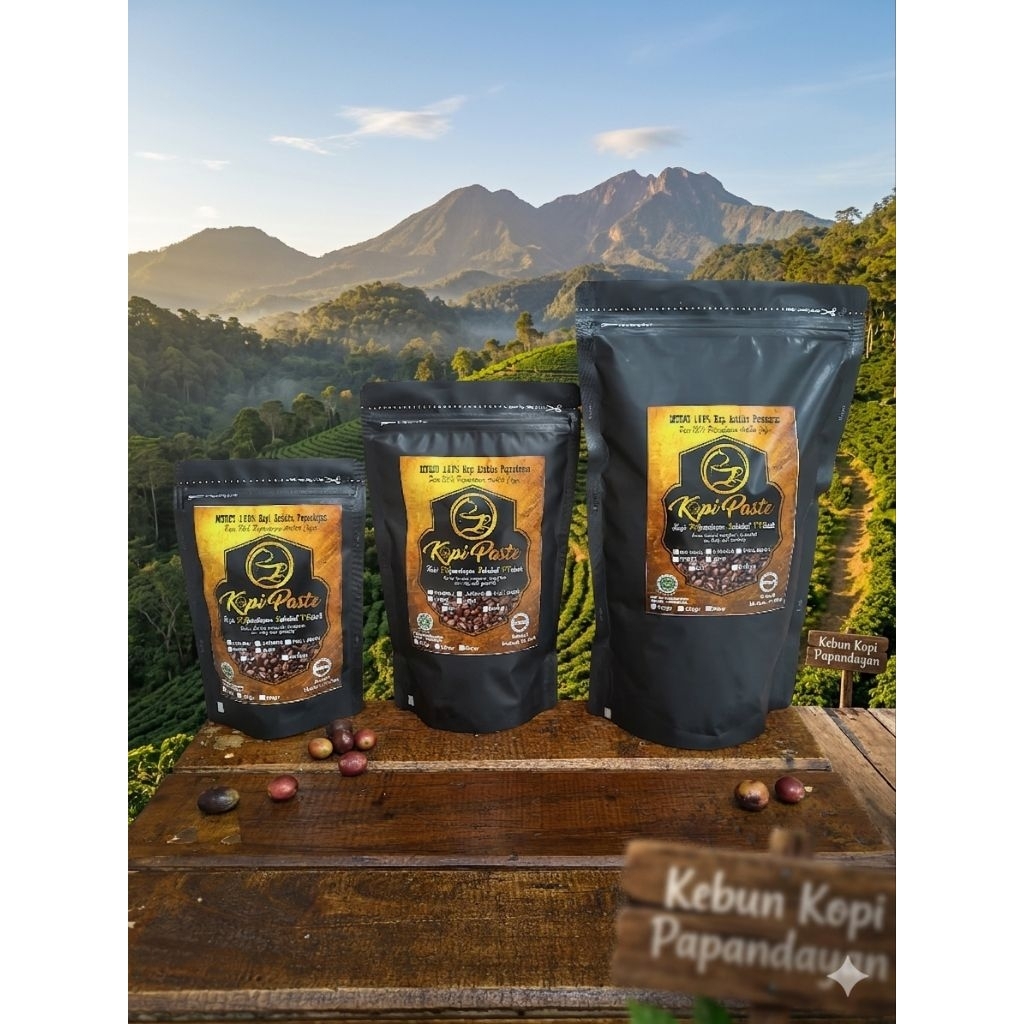 Roastbean Kopi ARABIKA NATURAL Papandayan Garut
