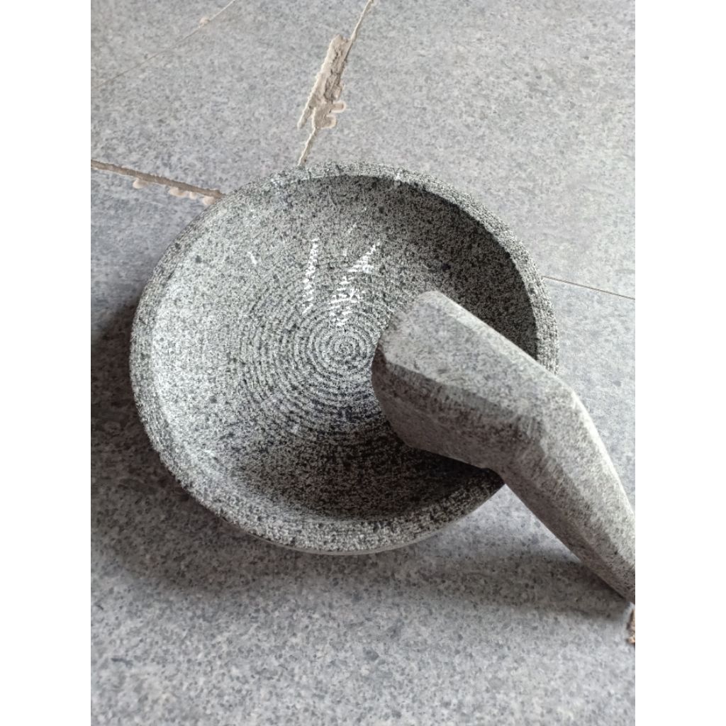 #cobek batu asli bubut 18cm#cobek batu alam#cobek batu asli#cobek batu tradisional #