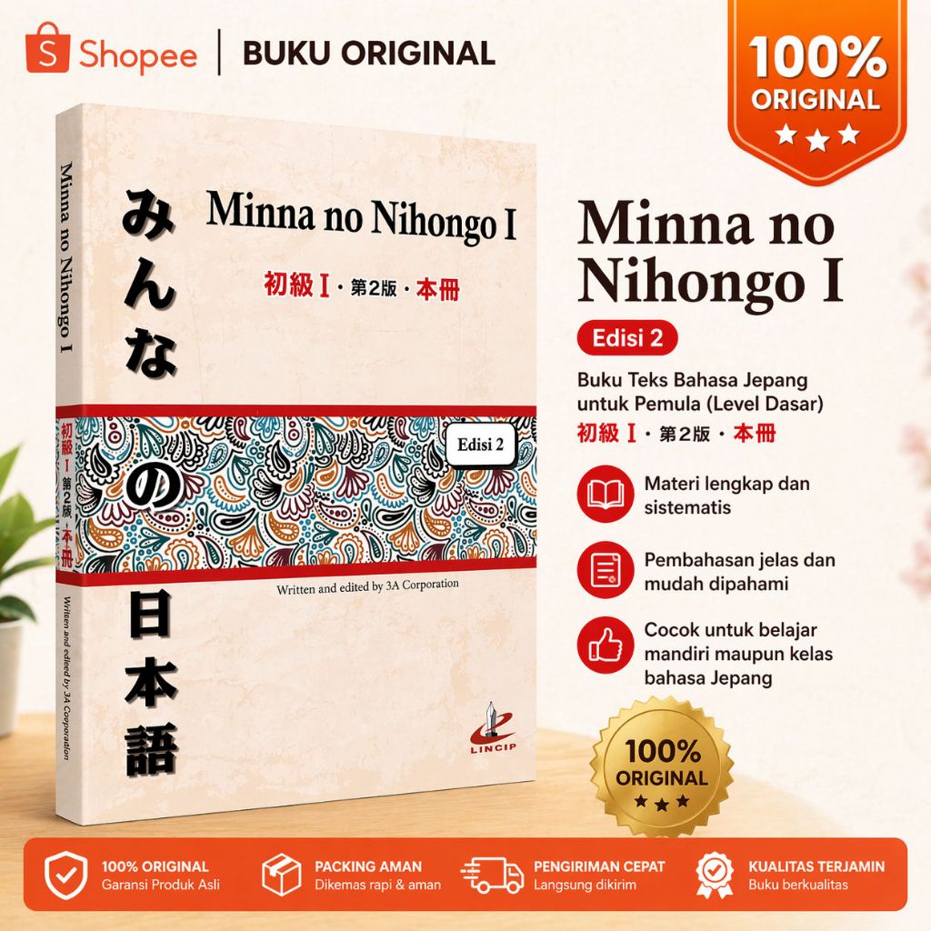 Minna No Nihongo Edisi 2 Jepang 1 [ORIGINAL]