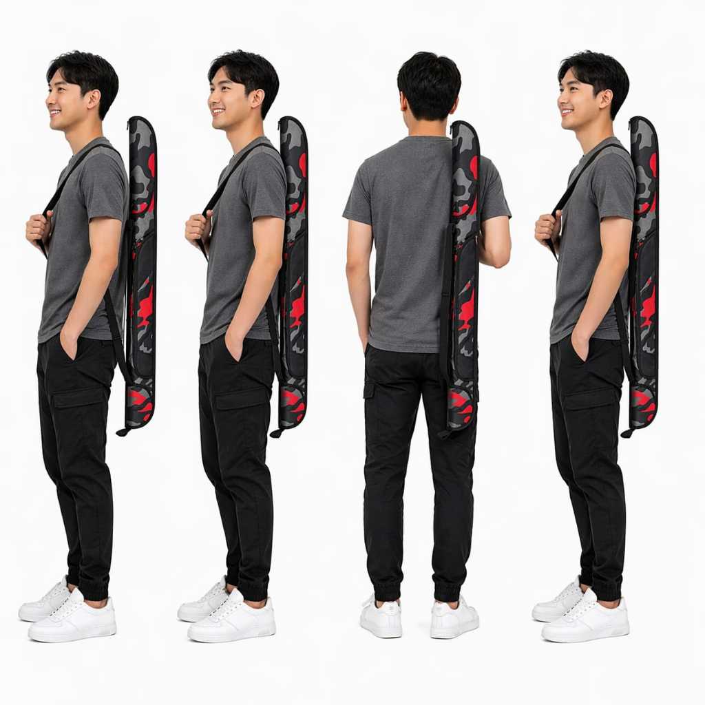 Tas Joran pancing model pedang atau samurai ukuran single 110cm hardcase