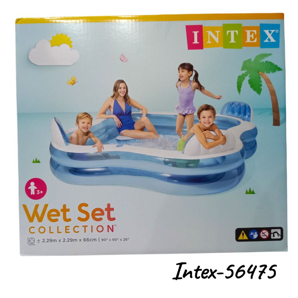Inflatablestoys - Intex 56475 Swim Center Family Lounge Pool