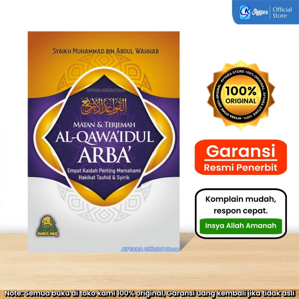 Darul Haq - Matan dan Terjemah Al-Qawaidul Arba' Buku Saku Empat Kaidah Penting Memahami Hakikat Tau