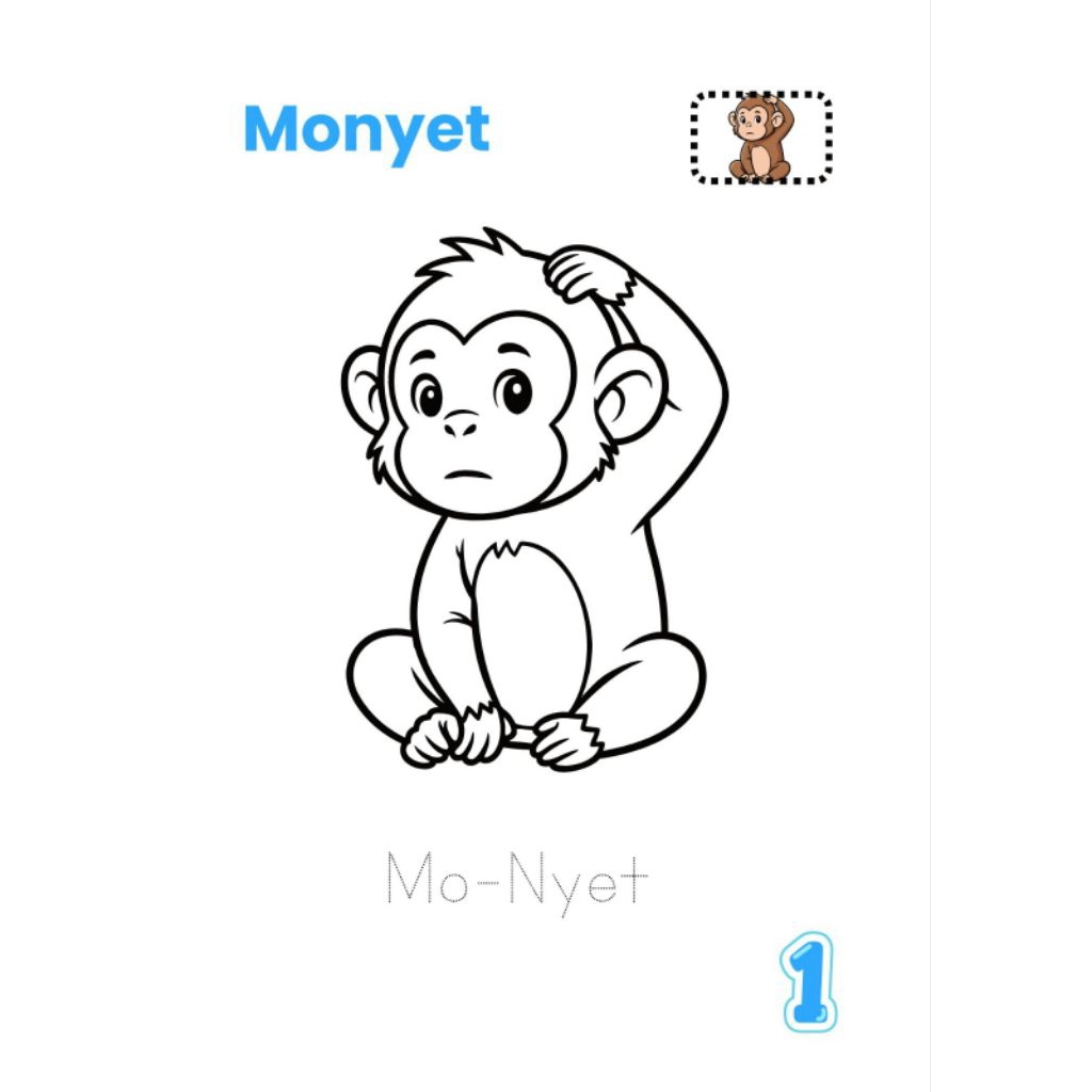 Mewarnai Gambar Anak A5 hewan