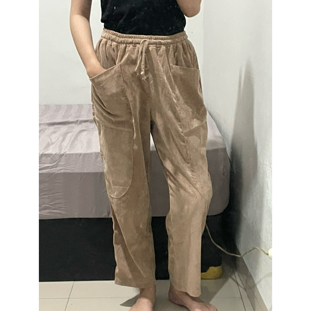 preloved corduroy brown pants