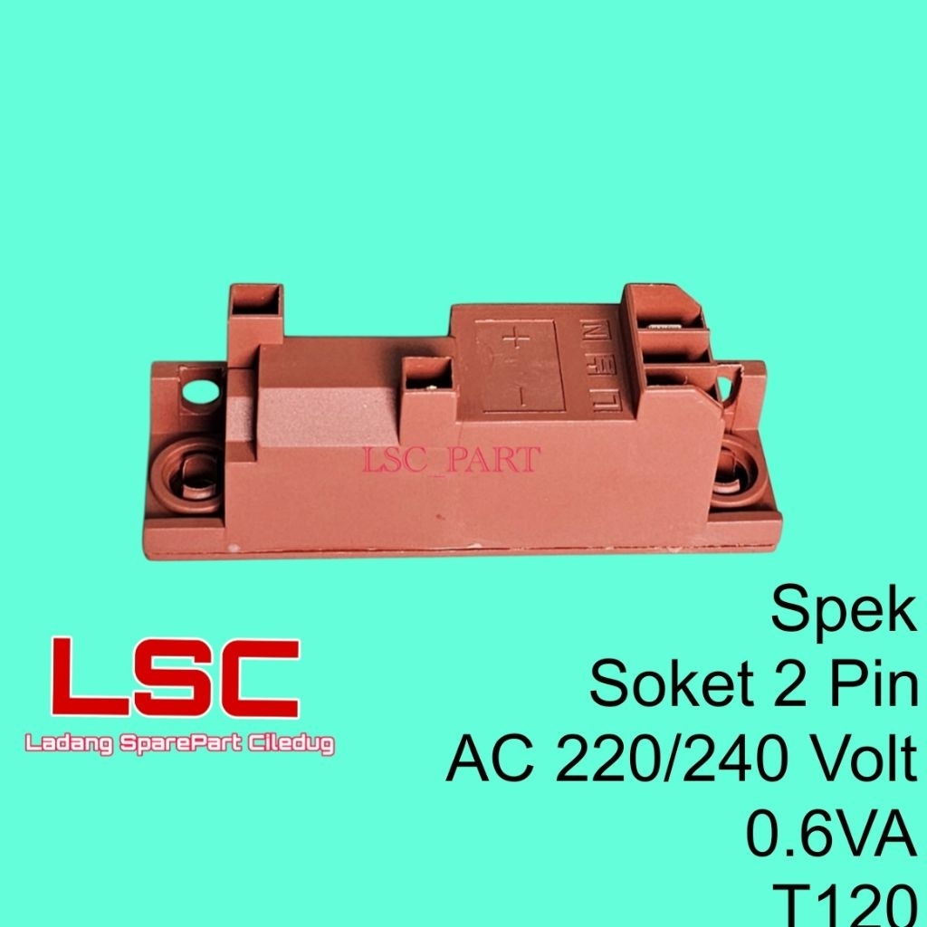 Pulse Ignition 2 Socket AC 220V Ariston 2 Pin Akumulator Elektrik 2 AC Pemantik Kompor