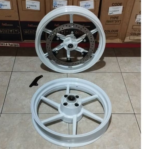 Velg racing tapak lebar YOSSY Ring 17 Honda Tiger Lama