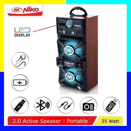 Speaker Niko Slank Movi 5 / Speaker Bluetooth / Bergaransi