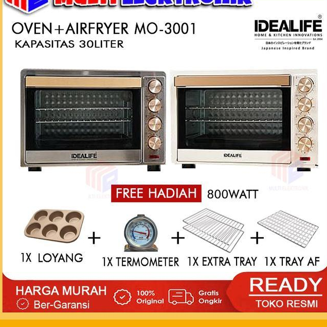Cypluz - Oven Listrik Low Watt Kapasitas 30 Liter Mo-3001