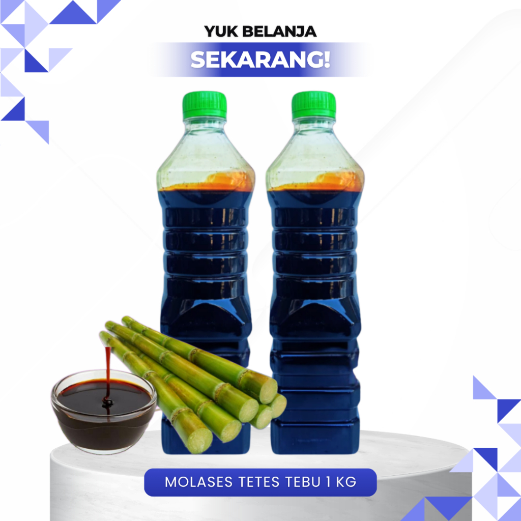 MOLASES TETES TEBU 1 KG - Tetes Tebu Murni Kental Terjamin Berkualitas.