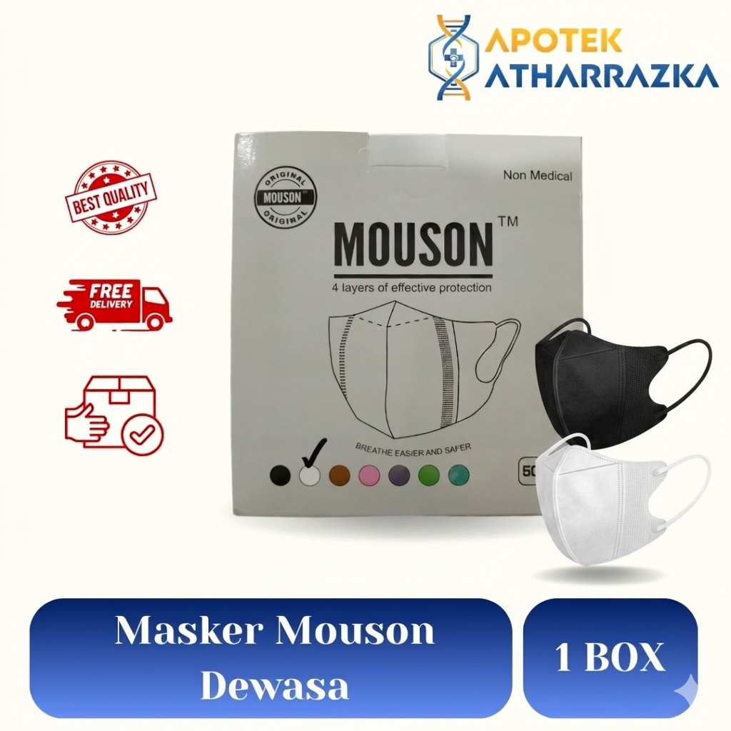Masker MOUSON Duckbill 50 pcs
