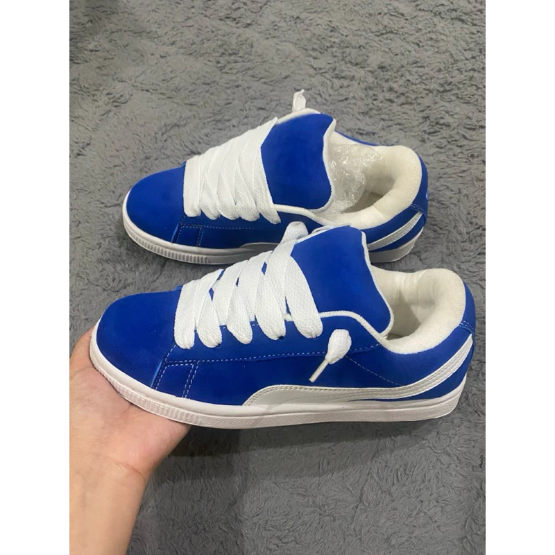 Sepatu Sneakers Wanita PUMA Sposrtstyle Suede XL Team Royal Blue -White 395205 01