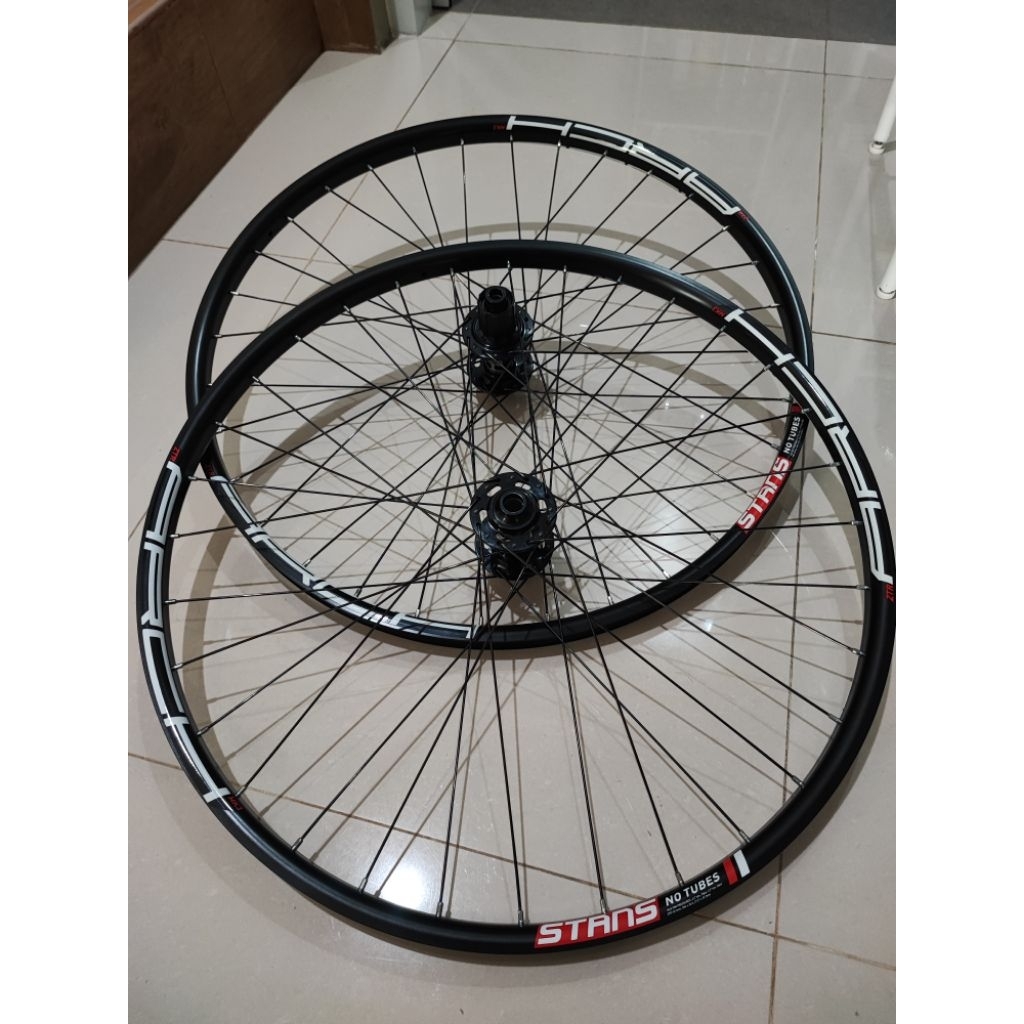 NEW Wheelset sepeda MTB 27.5 Rim ZTR ARCH ,Ruji PILLAR ,Hub TANKE Boost suara nyaring (Kondisi Baru)
