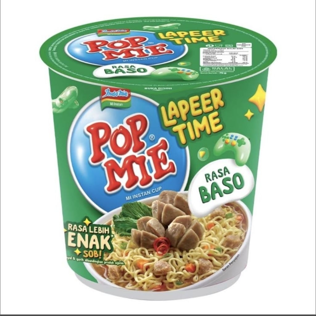 Pop mie rasa Baso 1 dus isi 24 PCS