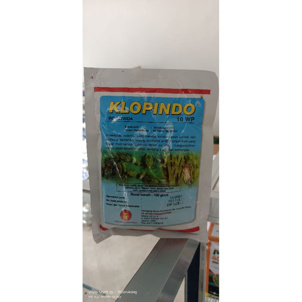 Insektisida KLOPINDO 10WP 100 gr