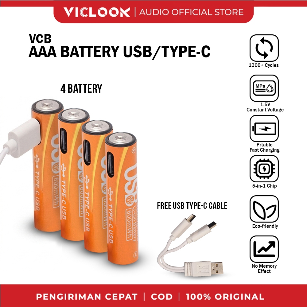 Baterai AAA 4PCS