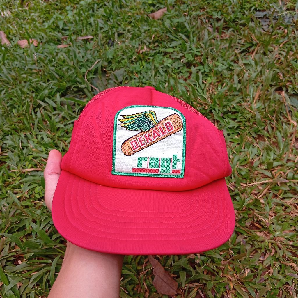 Topi Vintage DeKalb x RAGT Trucker Hat Rare - Original Agricultural Series
