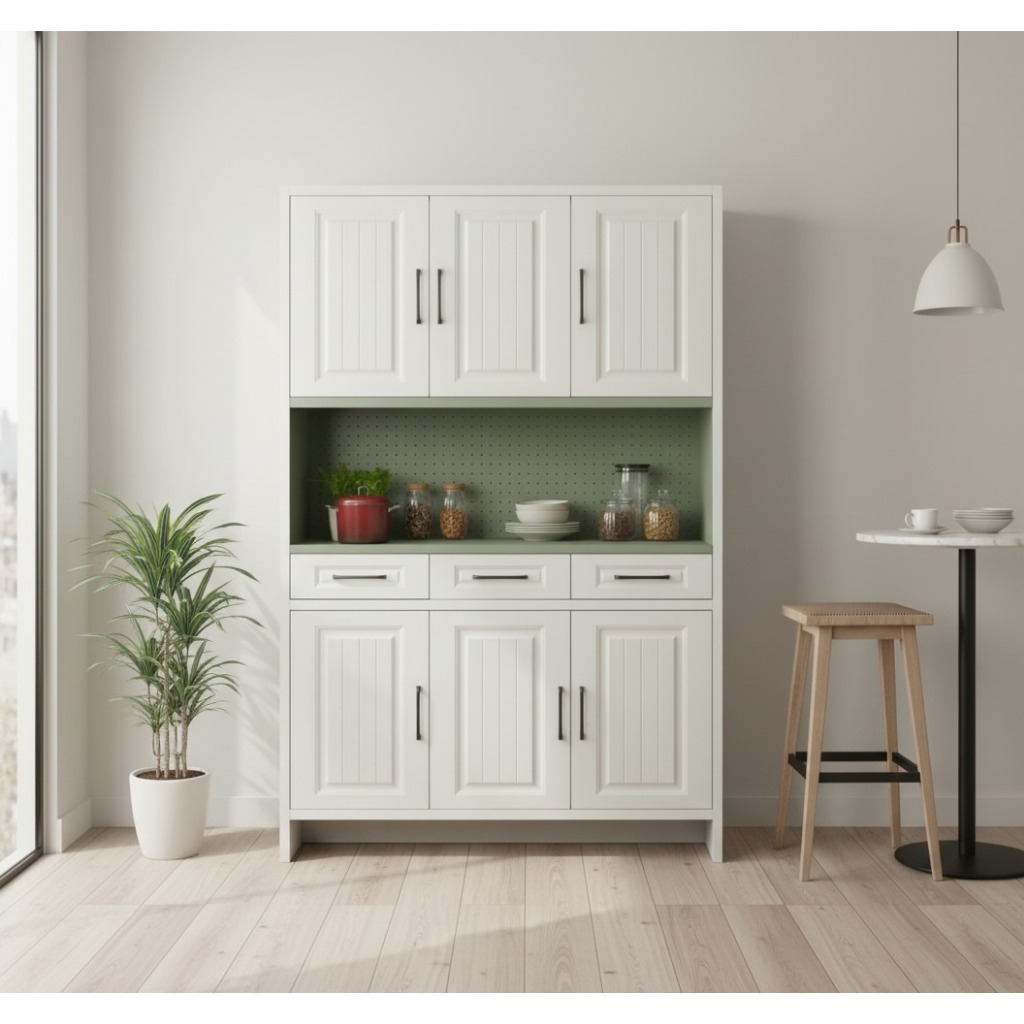 Kitchen set besi 3 pintu atas bawah Clara