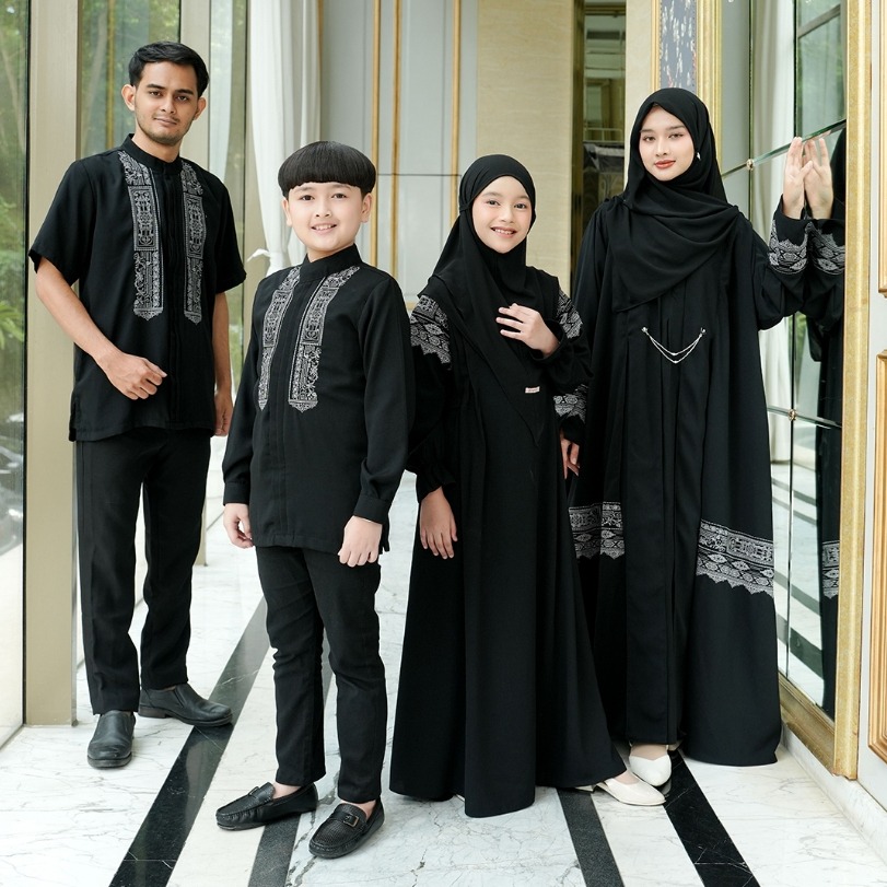 Zayra Hijab | Shaima Night - Gamis Dewasa Abaya Koko Pria Dewasa Anak Panjang Pendek Bordir Dress Sa